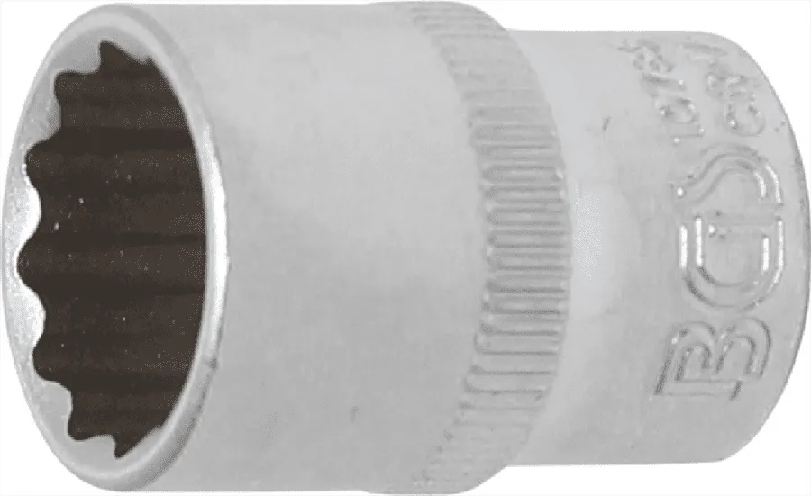 BGS Steckschlüssel-Einsatz Zwölfkant | 6,3 mm (1/4") | SW 13 mm – 10783