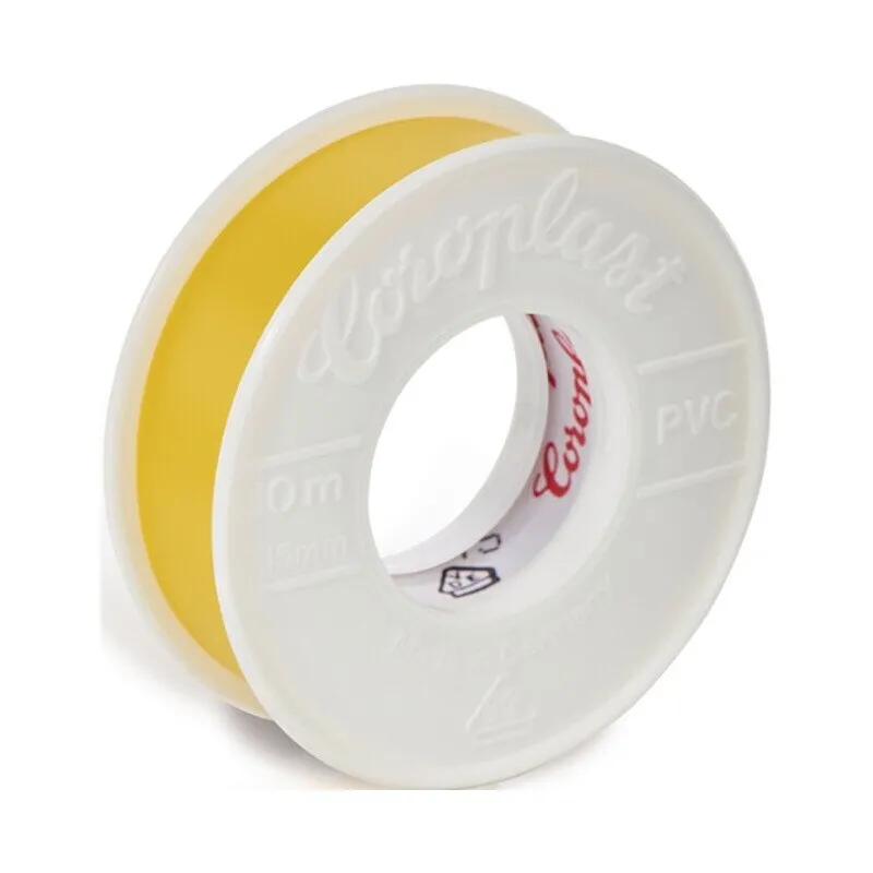 20 Stück Elektro-Isolierband Nr. 302 10m x 15mm Coroplast gelb