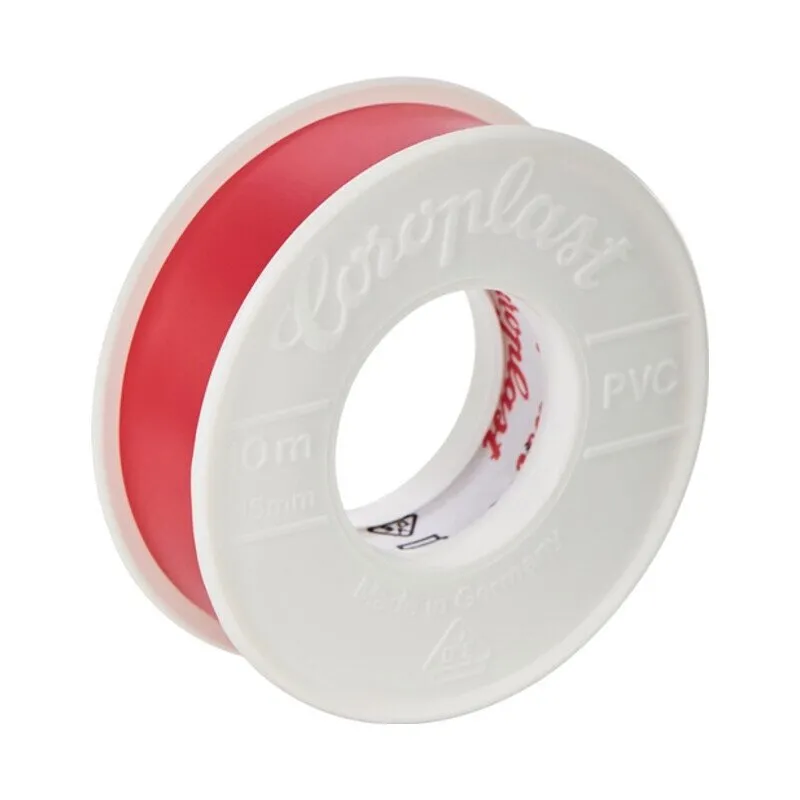 20 Stück Elektro-Isolierband Nr. 302 10m x 15mm Coroplast rot