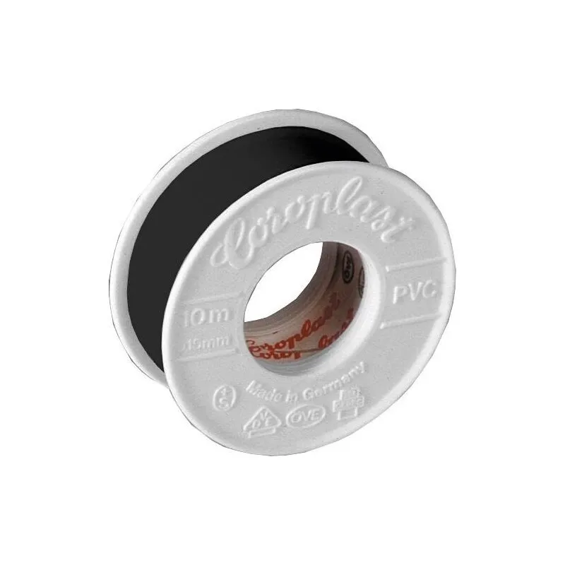 20 Stück Elektro-Isolierband Nr. 302 10m x 15mm Coroplast schwarz