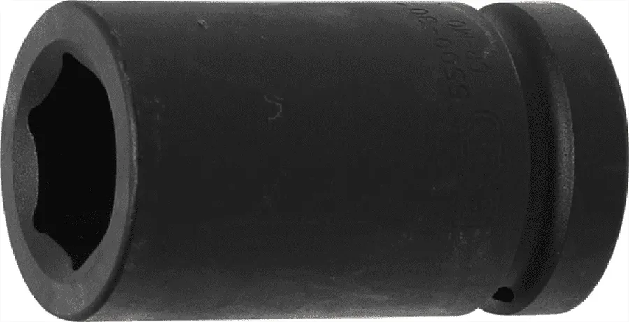 BGS Kraft-Steckschlüssel-Einsatz Sechskant, tief | 25 mm (1") | SW 30 mm – 5500-30