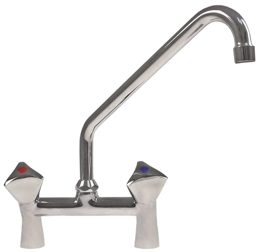 Zweilochmischbatterie für GEV Bohrung Tisch 2 Loch Auslauflänge 200mm