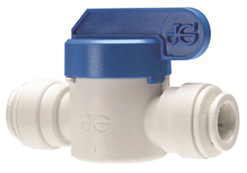 Absperrventil für GEV Rohranschluss ø6mm - ø6mm 10bar aus Polypropylen