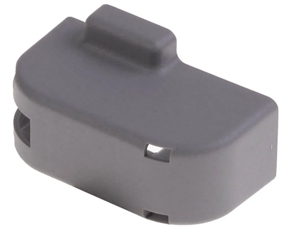 Abdeckkappe für Federschnapper Höhe 35mm Länge 68mm grau Breite 43mm