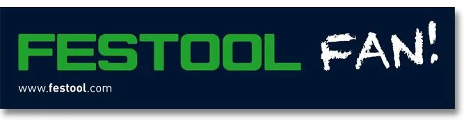 Festool Fan Aufkleber 200x45mm, Rarität
