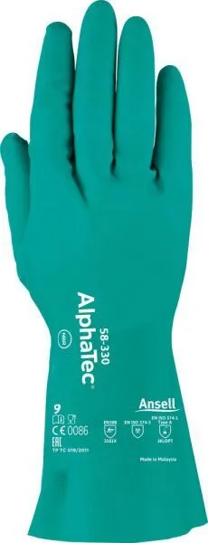 Ansell Handschuh AlphaTec 58-330 Nitril grün Gr. 11