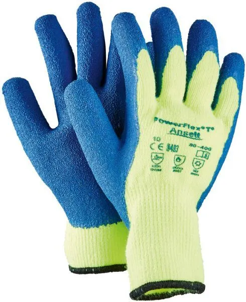 Ansell Handschuh PowerFlex Yellow80-400 Gr. 7