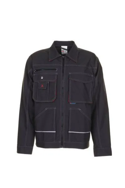 Planam Basalt Bundjacke anthrazit rot 46