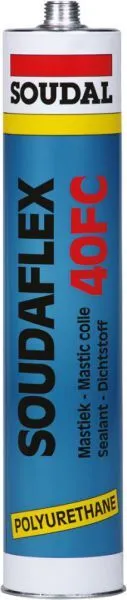 Soudal Dichtstoff 40FC PU Dichtstoff 310 ml schwarz (Inhalt: 0.31 Liter - 20.77 € / 1 Liter)