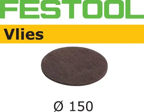 Festool 10x Schleifvlies 150 mm Klett SUPERFINE 800 201128